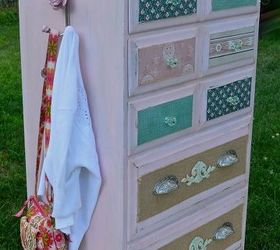 fancy farmhouse tall chest for the augustfabfurnitureflippincontest, painted furniture