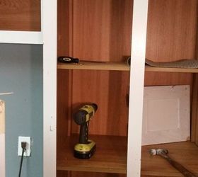 how to take cabinets off the wall in a mobile home