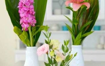 DIY - How to Recycle Bottles to Beautiful Flower Vases!