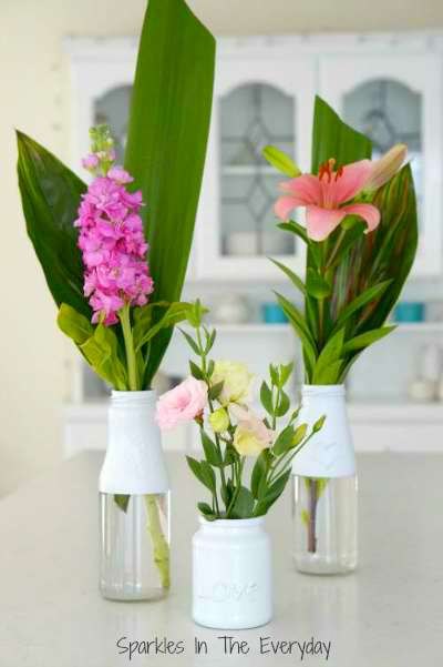 diy how to recycle bottles to beautiful flower vases, crafts, how to, repurposing upcycling