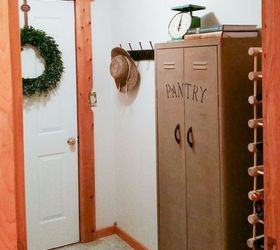 creative pantry solution for small spaces, chalk paint, closet, kitchen design, storage ideas