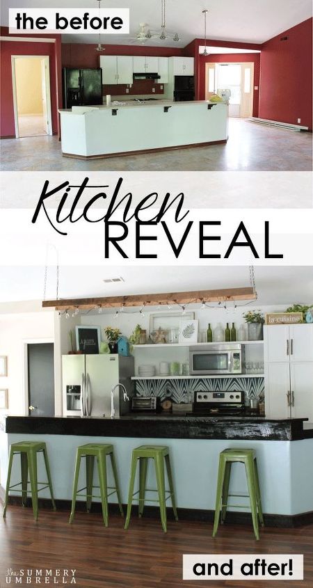 kitchen reveal, home improvement, kitchen design