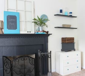 paint and new hardware give a plain dresser a whole new look, painted furniture