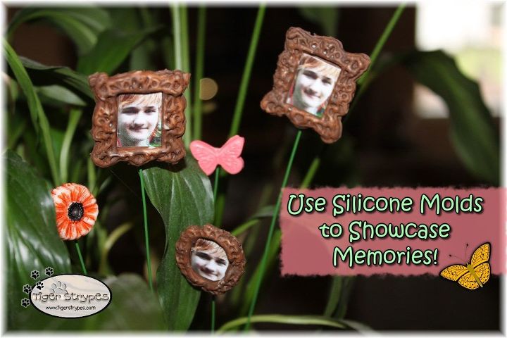use silicone molds to showcase memories, crafts