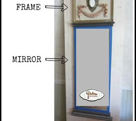diy trumeau mirror, crafts, wall decor
