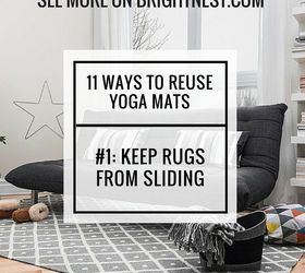 11 Ways to Reuse a Yoga Mat at Home Hometalk