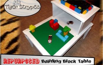 Repurposed Building Block Table