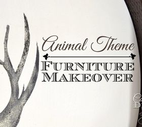 how do you add animal to a tray table, painted furniture