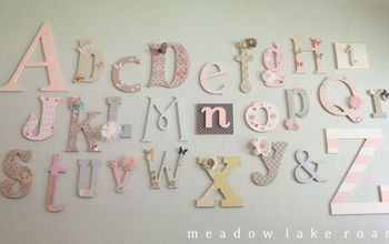 Nursery Alphabet Wall - A Baby Shower Activity