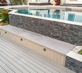 turning a portable hot tub into an elegant spa that looks custom, Pool and Spa
