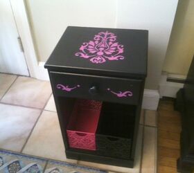 little girl s nightstand, painted furniture