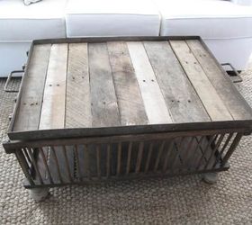 chicken coop coffee table, diy, painted furniture, pallet, repurposing upcycling, rustic furniture, woodworking projects
