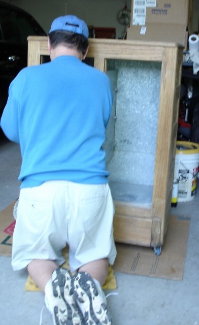 ice box to wine cabinet