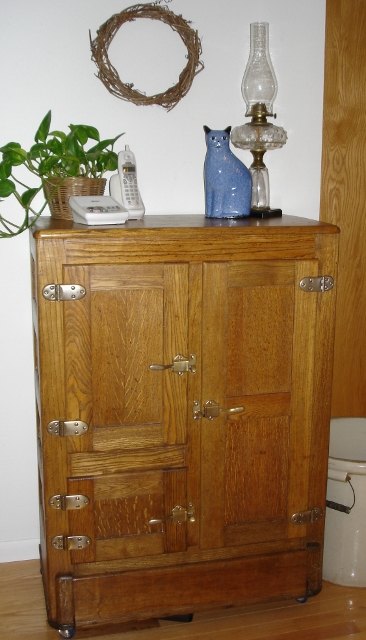 ice box to wine cabinet