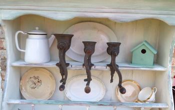 How I Turned an Old Maple Hutch Into a Garden Beauty