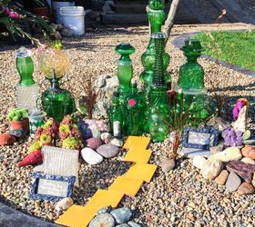 s 7 whimsical and wonderous fairy gardens, gardening, Follow the Yellow Tiled Road