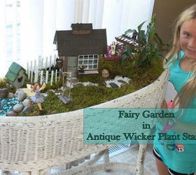 s 7 whimsical and wonderous fairy gardens, gardening, Pop By the Wicker Magical Basket Scene