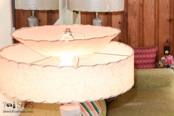 vintage lamp makeover, home decor, lighting, repurposing upcycling