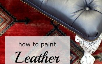 DIY: Painting Leather With Velvet Finishes