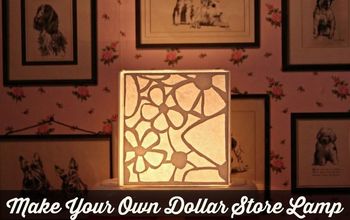 Haz una lámpara con cartones de espuma de la tienda de dólar