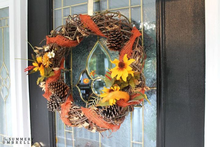 how to create a rustic fall wreath, crafts, how to, seasonal holiday decor, wreaths