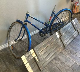 50s bike turned into a priceless credenza