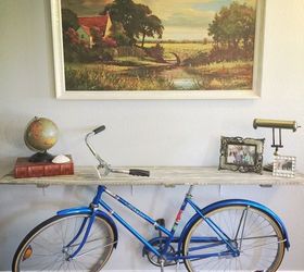 50s bike turned into a priceless credenza