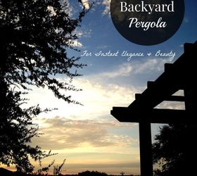 easy diy backyard pergola, decks, diy, how to, outdoor living, patio, woodworking projects