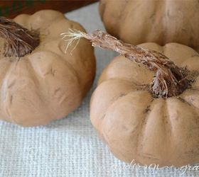 creating diy pumpkins with a realistic looking stem, crafts, how to, seasonal holiday decor