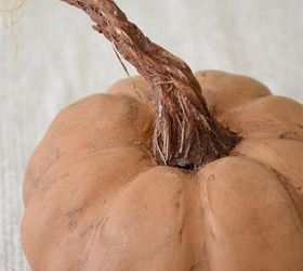 creating diy pumpkins with a realistic looking stem, crafts, how to, seasonal holiday decor