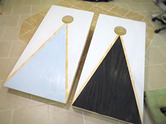a quick easy cheap diy cornhole set, diy, woodworking projects