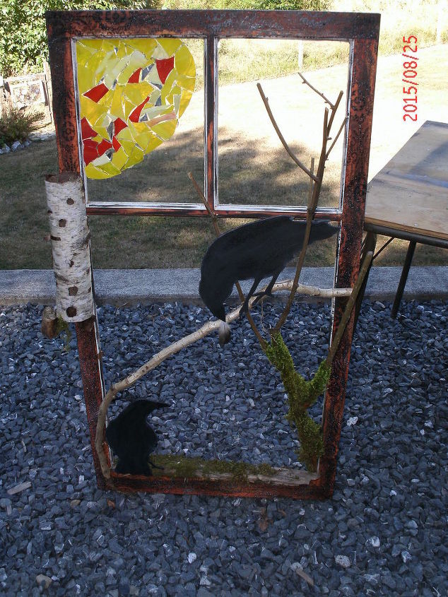 crows are pictured for halloween, crafts, halloween decorations, repurposing upcycling, seasonal holiday decor