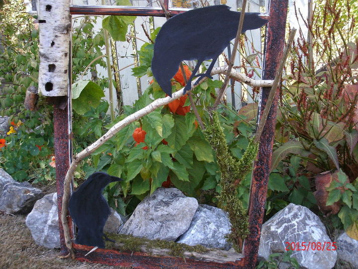 crows are pictured for halloween, crafts, halloween decorations, repurposing upcycling, seasonal holiday decor