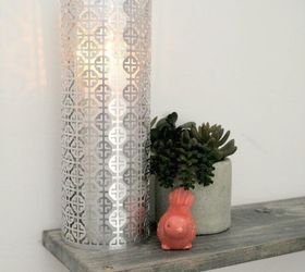 s 9 creative ideas that will change the way you see sheet metal, crafts, home decor, Create Romantic Candle Holders