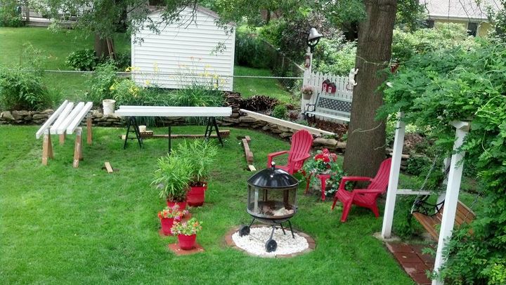 backyard retreat, diy, outdoor living