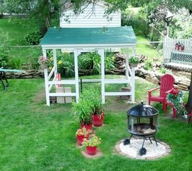 backyard retreat, diy, outdoor living