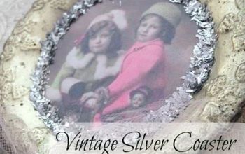  Enfeites de natal com porta-copos de prata vintage