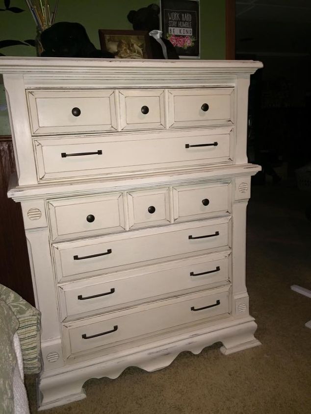 dresser redo with chalkpaint, chalk paint, painted furniture