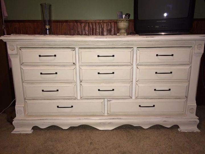 dresser redo with chalkpaint, chalk paint, painted furniture