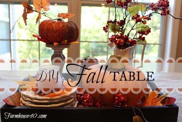 mesa de outono faa voc mesmo