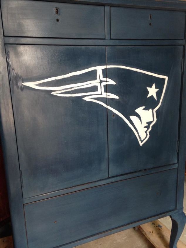 patriots dresser by twin s chic, painted furniture