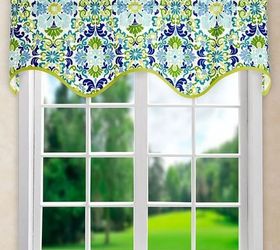 can i put 2 scalloped valances together, This is the valance I have in mind