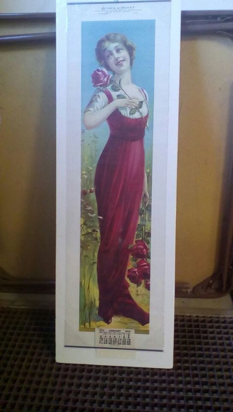 q i m looking for information on this 1915 calendar, home decor, repurposing upcycling