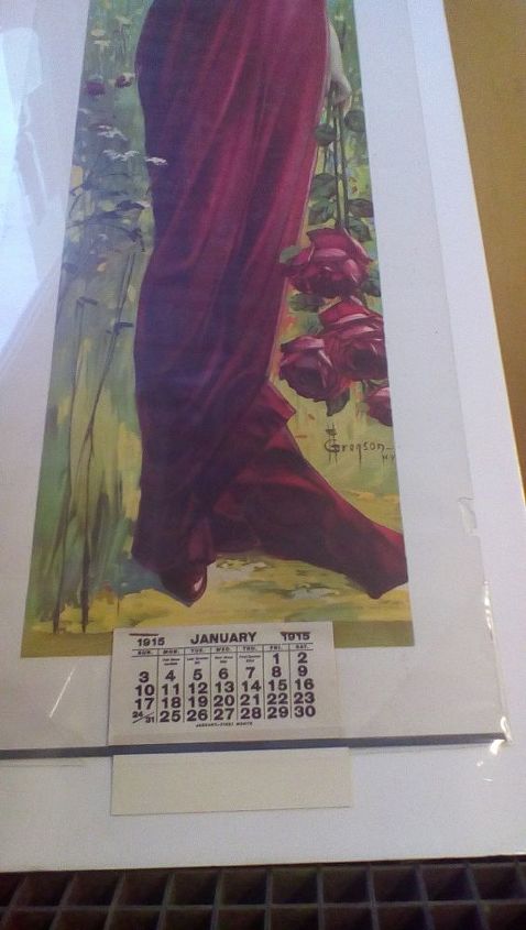 q i m looking for information on this 1915 calendar, home decor, repurposing upcycling