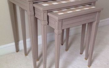 MCM Nesting Tables "Gingham Style"!