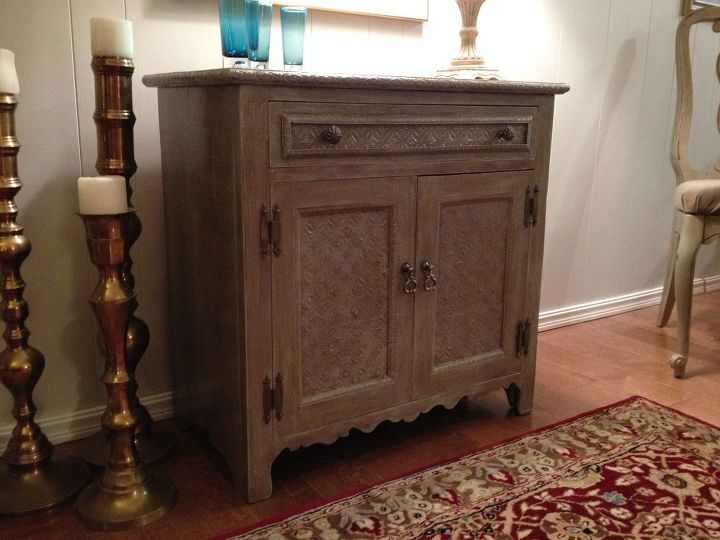 how to add decorative trim and raised stencil to furniture, how to, painted furniture, woodworking projects