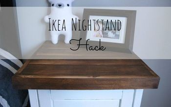 IKEA Hack - Personaliza una mesita de noche Hemnes con madera recuperada