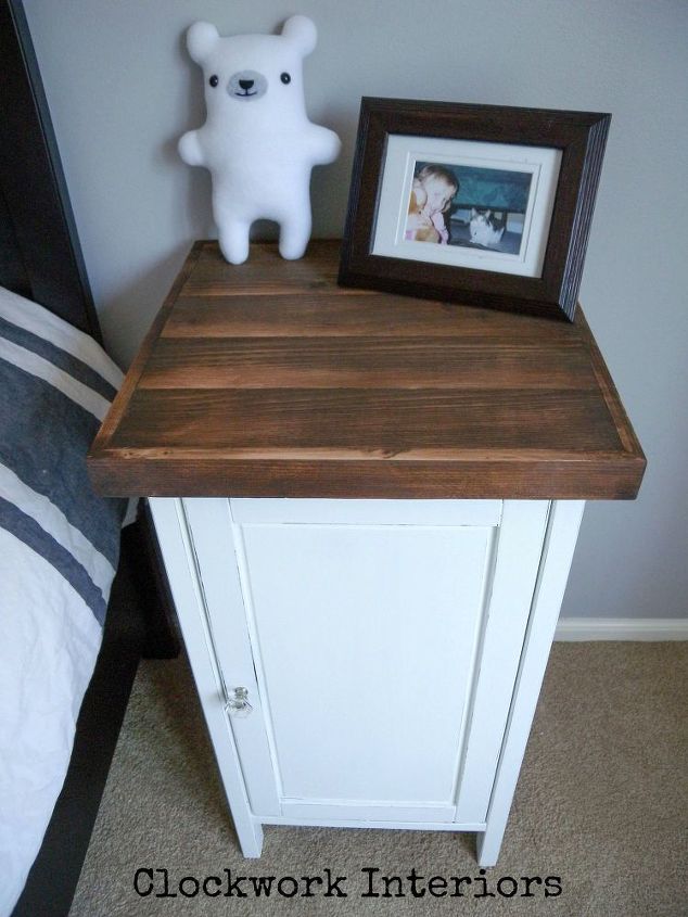 ikea hack customize a hemnes nightstand with reclaimed wood