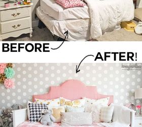 pink and gray little girl s room, bedroom ideas, home decor, paint colors, painting
