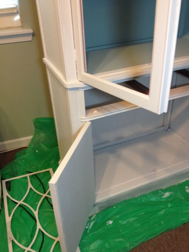 sewing room storage cabinet, painted furniture